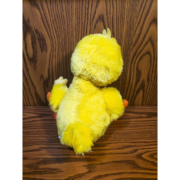 Sesame Street Big Bird Plush Toy 12" Rainbow Feet Yellow Soft Stuffed Animal - Picture 5 of 7